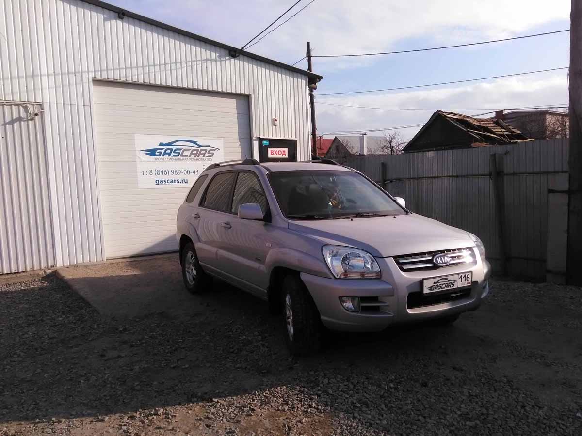 Установка ГБО на KIA Sportage