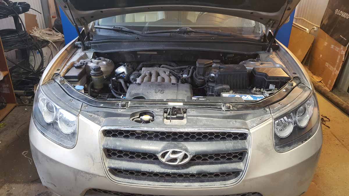 Подкапотная компоновка ГБО Lovato EASY FAST C-OBDII