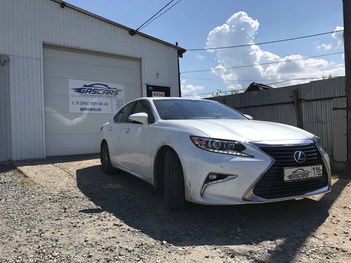 Установка ГБО на Lexus ES 250