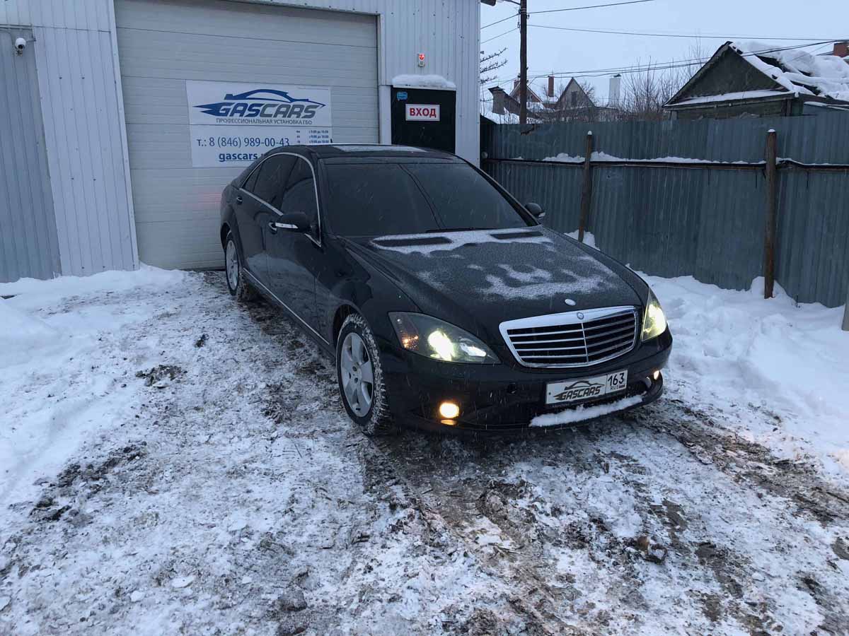 Установка ГБО на Mercedes-Benz S350