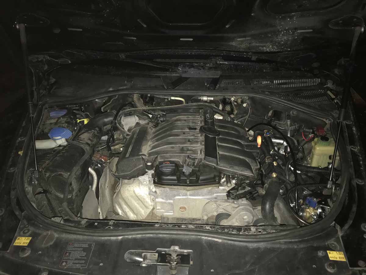 Вид под капотом после установки ГБО STAG 400 dpi